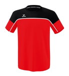 Erima Sport-Tshirt Change (100% rec. Polyester, leicht, schnelltrocknend) rot/schwarz Jungen