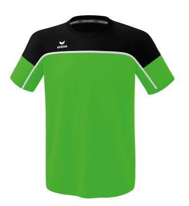 Erima Sport-Tshirt Change (100% rec. Polyester, leicht, schnelltrocknend) grün/schwarz Jungen