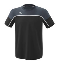 Erima Sport T-shirt Change (100% recycled Polyester, lightweight, quick-drying) black/grey Boys