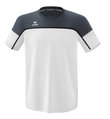 Erima Sport-Tshirt Change (100% rec. Polyester, leicht, schnelltrocknend) weiss/grau Jungen