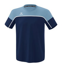 Erima Sport T-shirt Change (100% recycled Polyester, light, quick-drying) navy blue/denim blue Boys