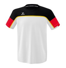 Erima Sport T-shirt Change (100% recycled Polyester, light, quick-drying) white/black/red Boys