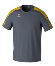 Erima Sport T-shirt Evo Star (100% recycled Polyester, lightweight) grey/yellow children