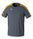 Erima Sport-Tshirt Evo Star (100% rec. Polyester, leicht) grau/gelb Kinder
