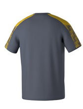 Erima Sport T-shirt Evo Star (100% recycled Polyester, lightweight) grey/yellow children