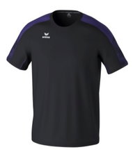 Erima Sport T-shirt Evo Star (100% recycled polyester, lightweight) black/purple Men
