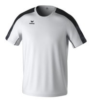 Erima Sport T-shirt Evo Star (100% recycled polyester, lightweight) white/black Kids