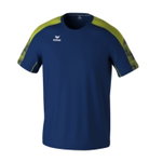 Erima Sport-Tshirt Evo Star (100% rec. Polyester, leicht) navyblau/limegrün Kinder