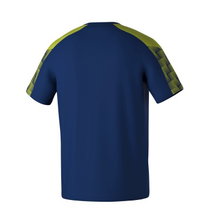 Erima Sport T-shirt Evo Star (100% recycled Polyester, lightweight) navy blue/lime green Men