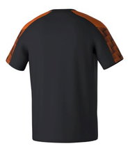 Erima Sport T-shirt Evo Star (100% recycled polyester, lightweight) black/orange men's