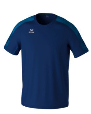 Erima Sport-Tshirt Evo Star (100% rec. Polyester, leicht) navyblau/blau Herren