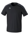 Erima Sport-Tshirt Evo Star (100% rec. Polyester, leicht) schwarz/grau Herren
