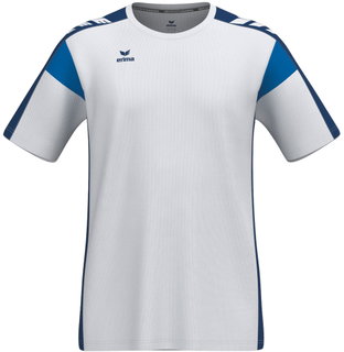 Erima T-shirt sportowy Function Celebrate 125 (lekki, szybkoschnący) biały/navy niebieski męski