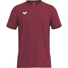 Erima Sport-Tshirt Intro Function (100% rec. Polyester, leicht, schnelltrocknend) bordeauxrot Herren