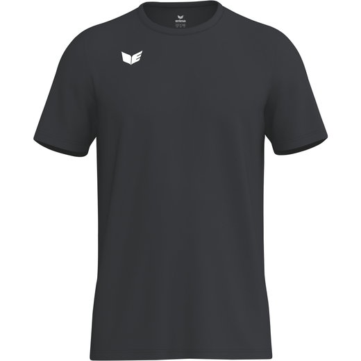 Erima Sport-Tshirt Intro Function (100% rec. Polyester, leicht, schnelltrocknend) schwarz Herren