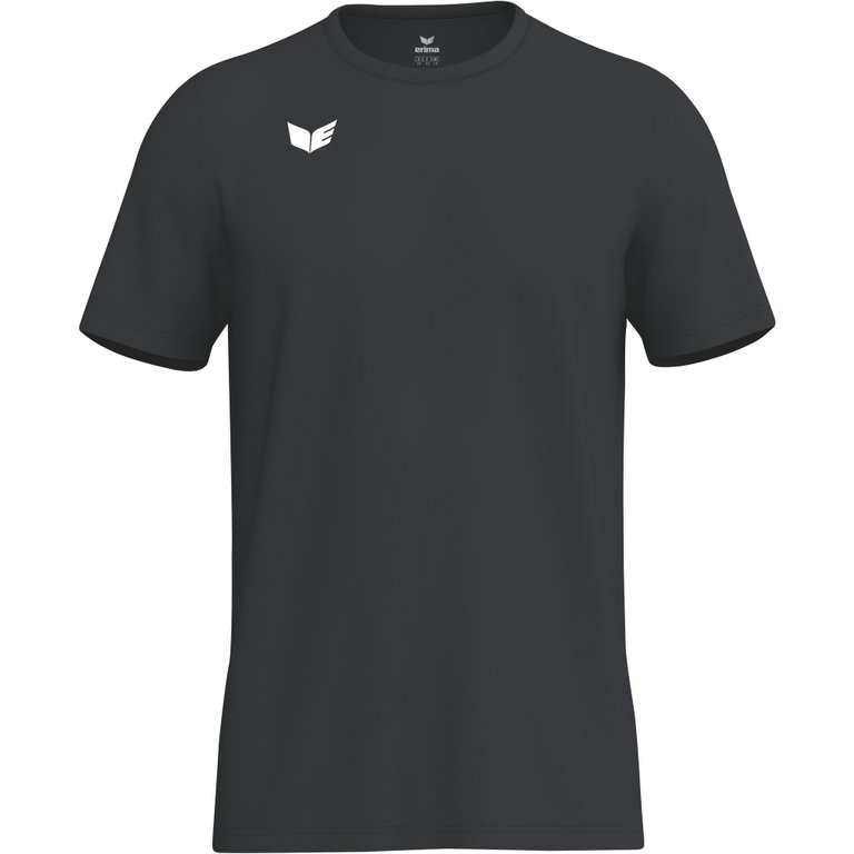 Erima Sport-Tshirt Intro Function (100% rec. Polyester, leicht, schnelltrocknend) schwarz Herren