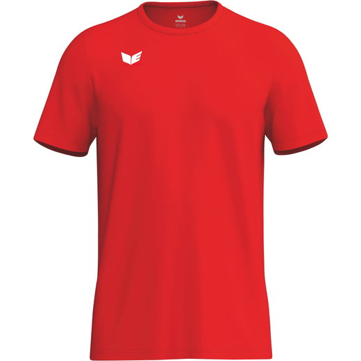 Erima Sport-Tshirt Intro Function (100% rec. Polyester, leicht, schnelltrocknend) rot Herren