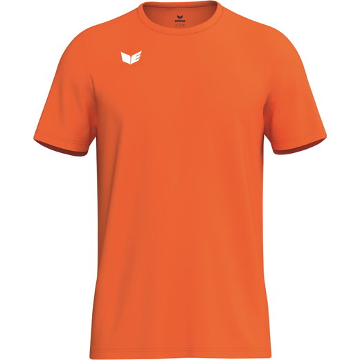 Erima Sportowa koszulka T-shirt Intro Function (100% rec. poliester, lekka, szybko schnąca) pomarańczowa męska