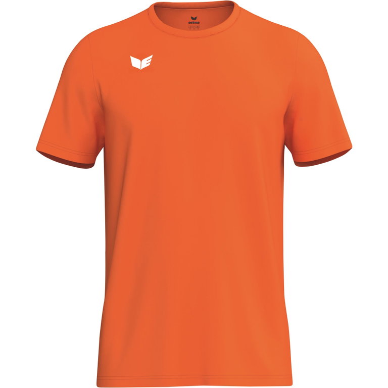 Erima Sport-Tshirt Intro Function (100% rec. Polyester, leicht, schnelltrocknend) orange Herren