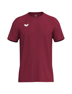 Erima Sport-Tshirt Intro Function (100% rec. Polyester, leicht, schnelltrocknend) bordeauxrot Herren