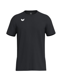Erima Sport-Tshirt Intro Function (100% rec. Polyester, leicht, schnelltrocknend) schwarz Herren