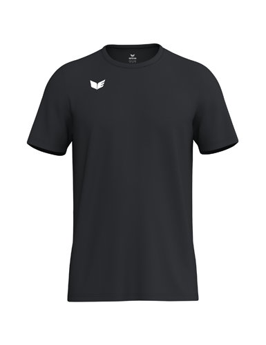 Erima T-shirt sportowy Intro Function (100% recyklingowy poliester, lekki, szybko schnący) czarny męski