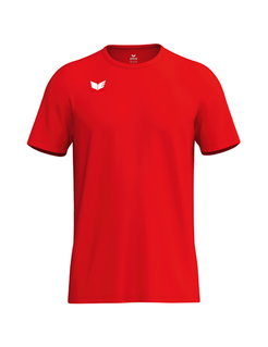 Erima Sport-Tshirt Intro Function (100% rec. Polyester, leicht, schnelltrocknend) rot Herren