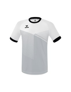 Erima Koszulka sportowa Mantua (100% poliester, wytrzymała) biało/czarna męska
