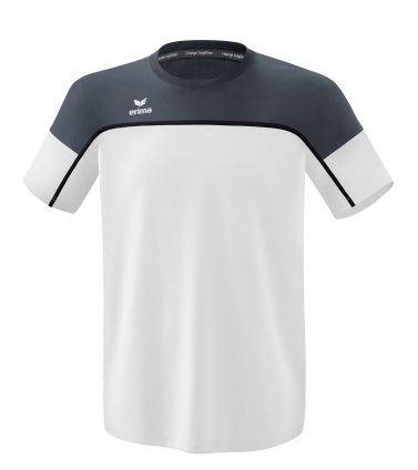 Erima Sport T-shirt Change (100% recycled Polyester, light, quick-drying) white/grey Men