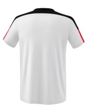 Erima Sport T-shirt Change (100% recycled Polyester, light, quick-drying) white/black/red Men