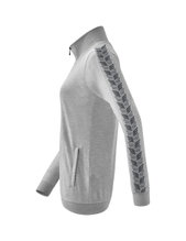 Erima Sportjacke Essential Team Tracktop - bequem, Rippbündchen, Seitentaschen - hellgrau/grau Damen