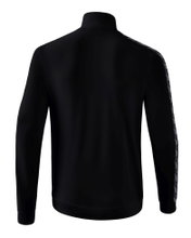 Erima Team Essential Tracktop Sports Jacket - comfortable, ribbed cuffs, side pockets black/gray Boys