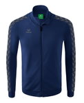 Erima Sportjacke Essential Team Tracktop - bequem, Rippbündchen, Seitentaschen navyblau/grau Jungen