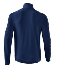 Erima Team Essential Tracktop Sports Jacket - comfortable, ribbed cuffs, side pockets navy blue/grey Boys