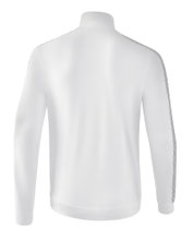 Erima Team Essential Tracktop Sports Jacket - comfortable, ribbed cuffs, side pockets white/dark grey Boys