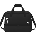 Erima Sporttasche Intro mit Bodenfach (Größe L - 81 Liter) schwarz 60x33x41cm
