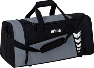 Erima Sports Bag Six Wings (Size M - 49.5 Litres) Grey/Black 61x29x28cm