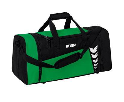 Erima Sporttasche Six Wings (Größe M - 49,5 Liter) smaragdgrün/schwarz 61x29x28cm