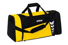 Torba sportowa Erima Six Wings (rozmiar M - 49,5 litra) żółto/czarna 61x29x28cm