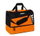 Erima sports bag Six Wings with bottom compartment (Size L - 94.5 litres) orange/black 60x35x45cm