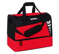 Erima sports bag Six Wings with bottom compartment (size L, 94.5L) red/black
