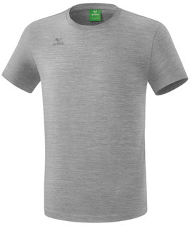Erima Sport-Tshirt Teamsport (100% Baumwolle, atmungsaktiv) grau Herren