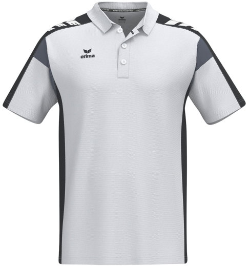 Erima Tennis-Polo Celebrate 125 Function (100% rec. Polyester, schnelltrocknend) weiss/schwarz Herren