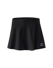 Erima Tennisrock Performance (mit Innenhose, seitliche Falte) schwarz Damen