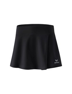 Erima Tennisrock Performance (mit Innenhose, seitliche Falte) schwarz Damen