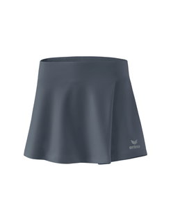 Erima Tennisrock Performance (mit Innenhose, seitliche Falte) grau Damen