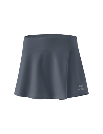 Erima Tennisrock Performance (mit Innenhose, seitliche Falte) grau Damen
