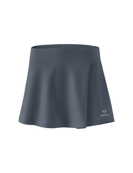 Erima Tennisrock Performance (mit Innenhose, seitliche Falte) grau Damen