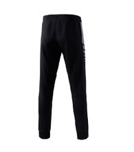 Erima Traingshose Six Wings Worker lang (100% Polyester, sportliche Passform) schwarz/grau Herren