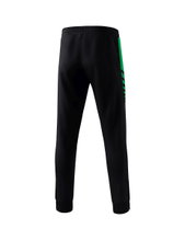 Erima Traingshose Six Wings Worker lang (100% Polyester, sportliche Passform) schwarz/smaragd Jungen